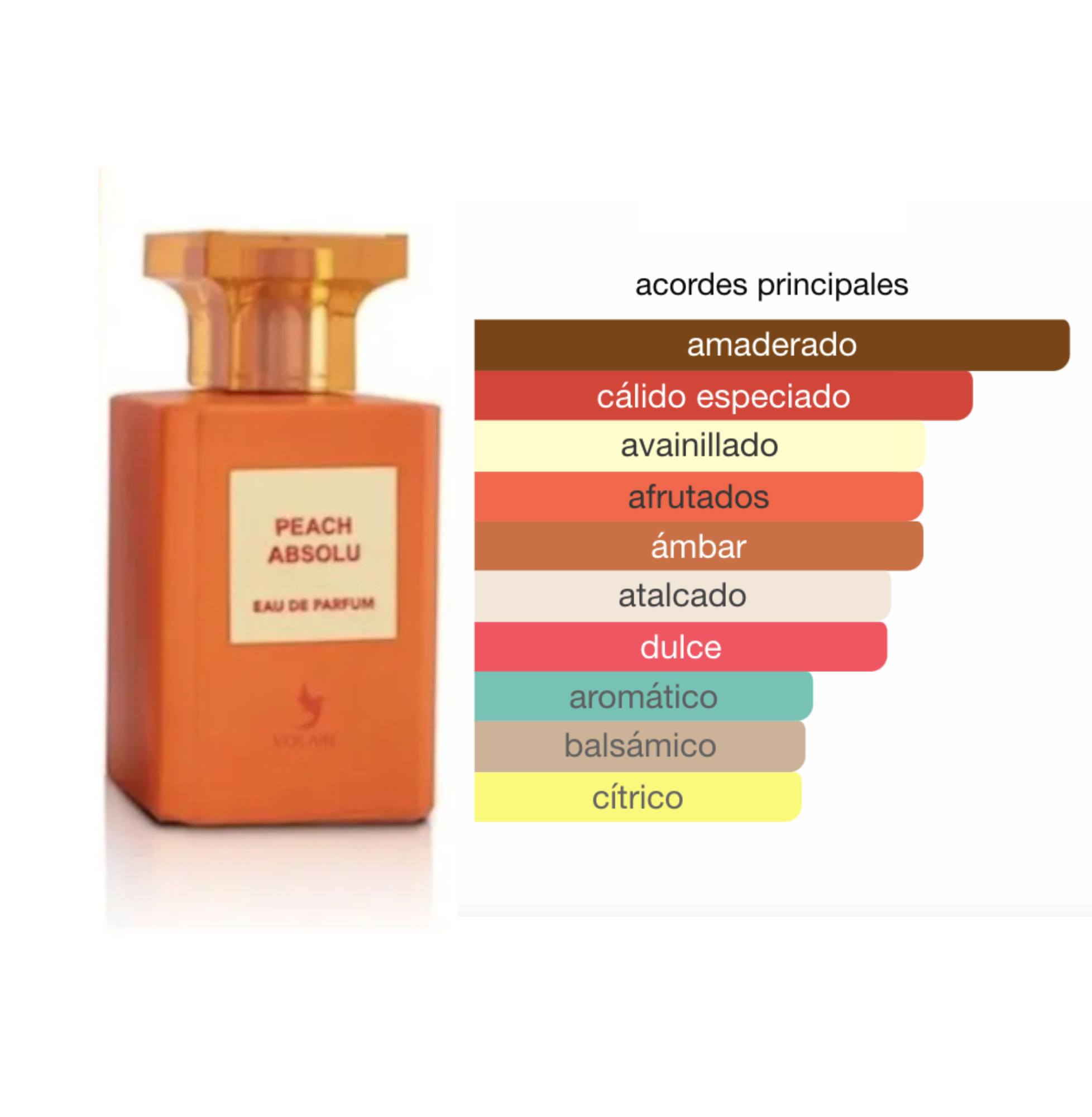 Peach Absolu By Volare Eau De Perfum 100 ml Imagen 2