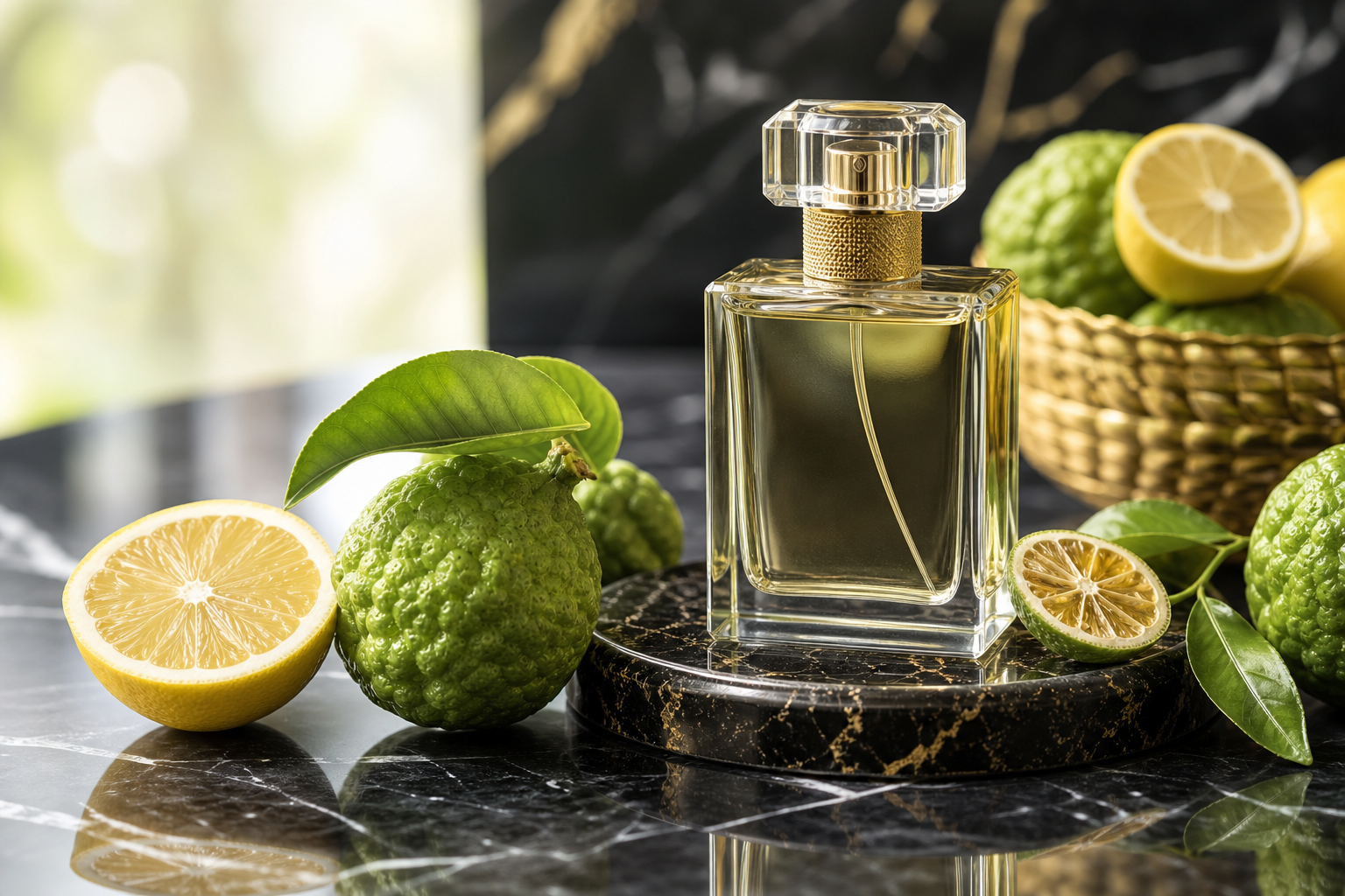 Notas cítricas en perfumería árabe